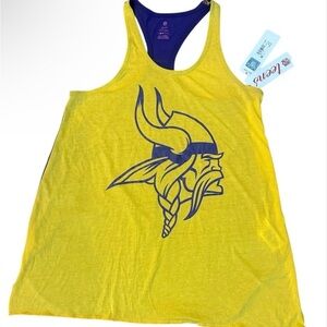 NFL Vikings Girls Teens Junior Top NWT Size L 11/13